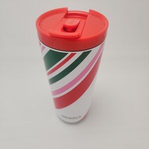DavidsTea Favourite Tumbler - EUC - Candy Cane Stripe